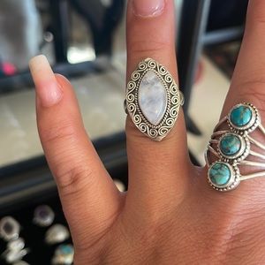 Moonstone Solid Sterling Ring
